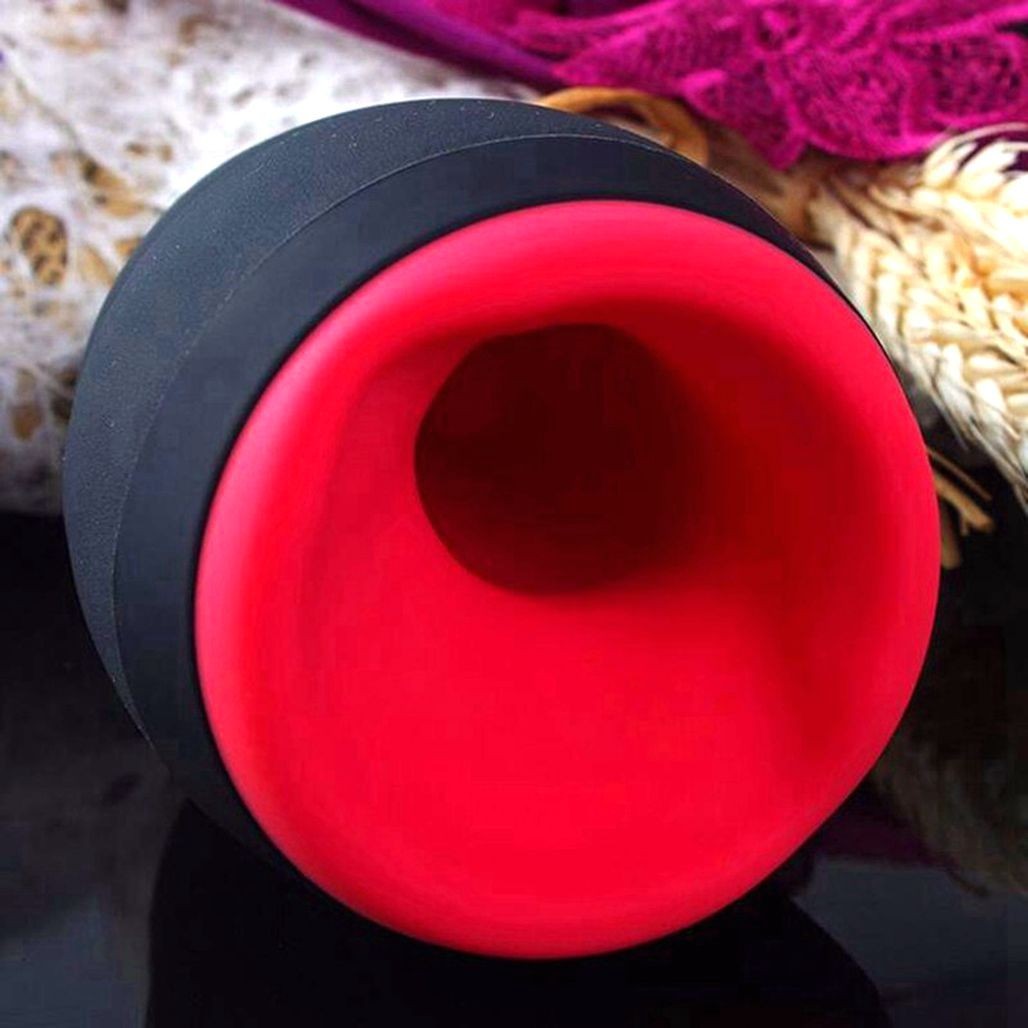 Vibrating Oral Sex Male Masturbation Cup Heating Realistic Oral Sexy